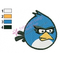 Jay Angry Birds Embroidery Design